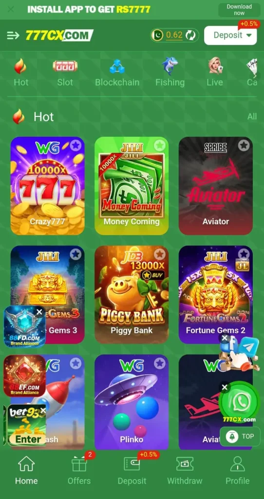 777CX Game